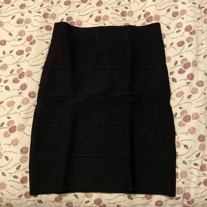 BCBG MAXAZRIA Simone Textured Power Skirt